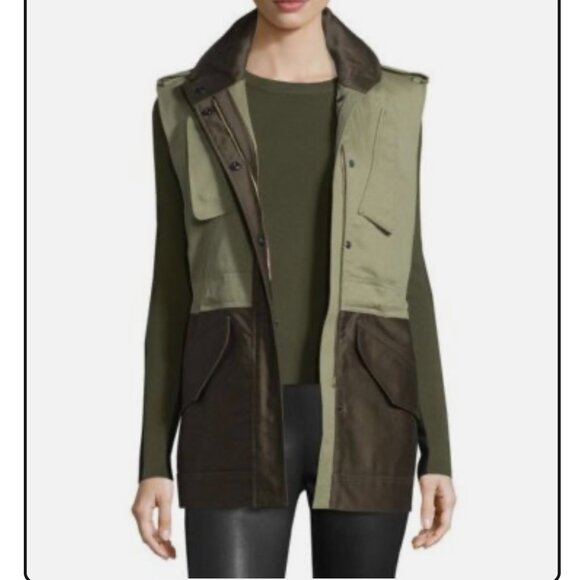 Rag & Bone Colorblock Utility Vest - Picture 8 of 9